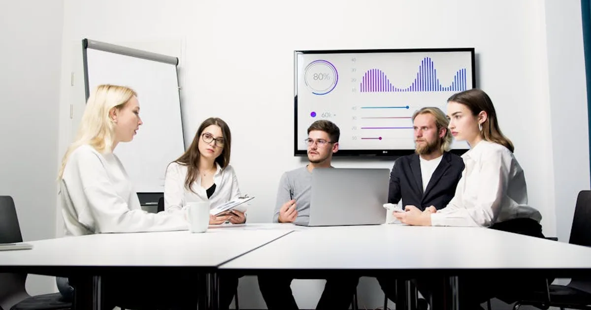 executive team data presentation, illustrating The CEO's Guide to AI Marketing: Scaling Client Acquisition Globally in 2026