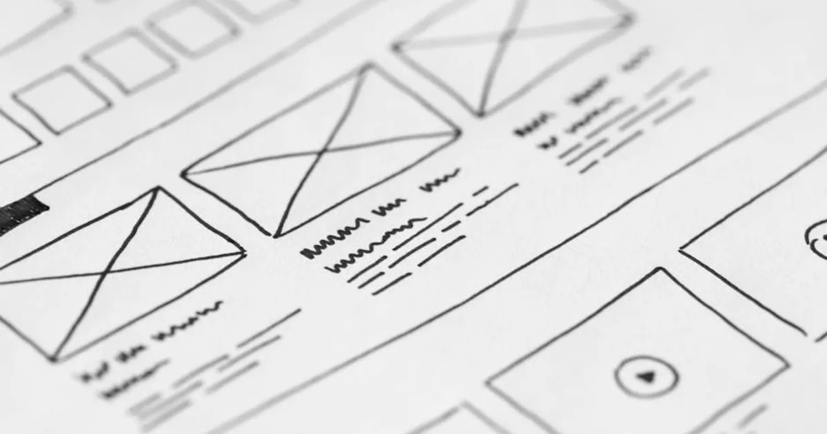 website wireframe design architecture, illustrating Designing for AI: How Web Structure Impacts Generative Engine Optimization
