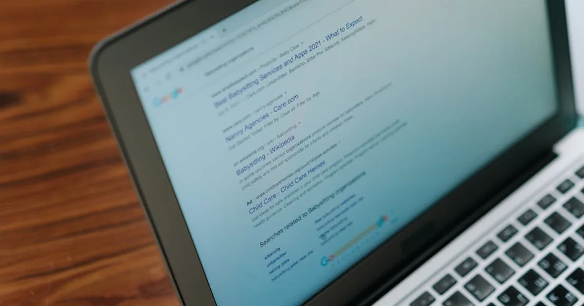 google search results screen laptop, illustrating What is Generative Engine Optimization (GEO)? The 2026 Guide to AI SEO