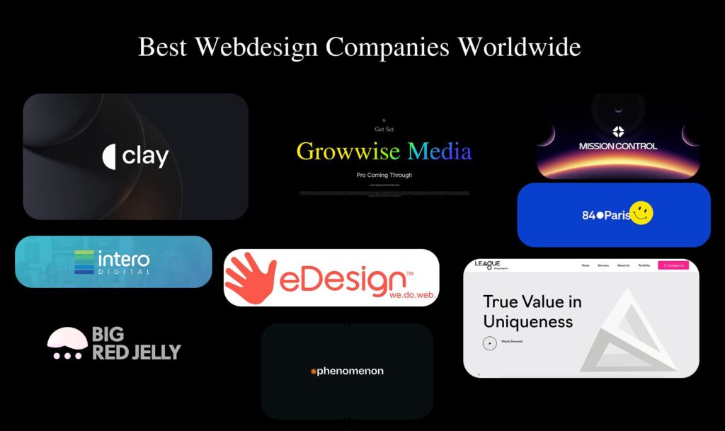 Best webdesign agencies worldwide